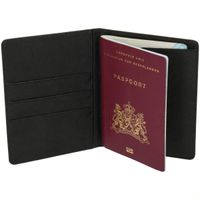 Selencia Étui passeport - Protège-Passeport en similicuir - Rosy Marble