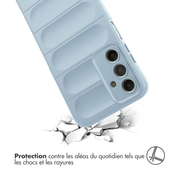 imoshion Coque arrière EasyGrip Samsung Galaxy A25 (5G) - Bleu clair