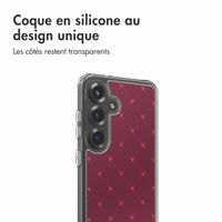 imoshion Coque Design Samsung Galaxy S25 - Crush Check Coral Dust