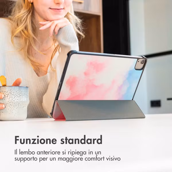 imoshion Coque tablette Design Trifold Samsung Galaxy Tab A8 - Sky