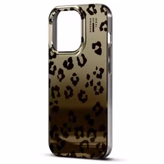 iDeal of Sweden Coque arrière Mirror Apple iPhone 13/14/15/16e - Leo Ombre