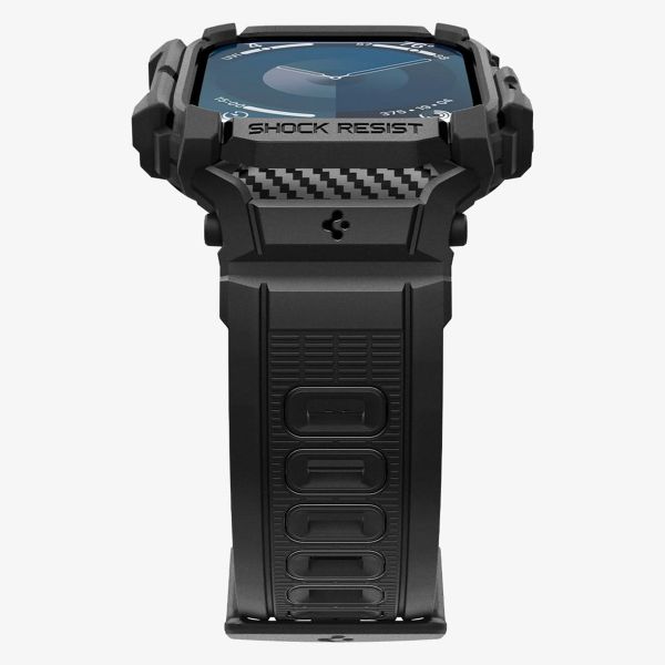 Spigen Coque Rugged Armor™ Pro Apple Watch 10 - 46 mm - Matte Black