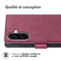 imoshion Étui de télephone portefeuille Samsung Galaxy A37 (5G) - Bordeaux