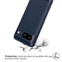 imoshion Coque Brushed Google Pixel 8 - Bleu foncé