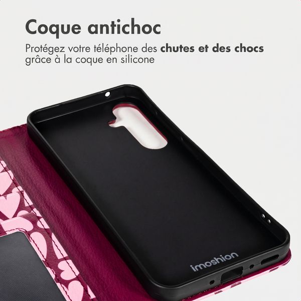 imoshion Étui de télephone portefeuille Design Samsung Galaxy A35 - Hearty Blush