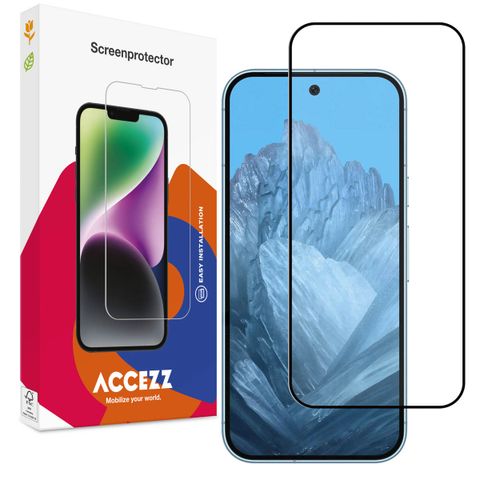 Accezz Protection d'écran en verre trempé Full Cover Google Pixel 9 / 9 Pro