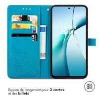 imoshion Etui de téléphone portefeuille Mandala Oppo Find X8 Pro - Turquoise