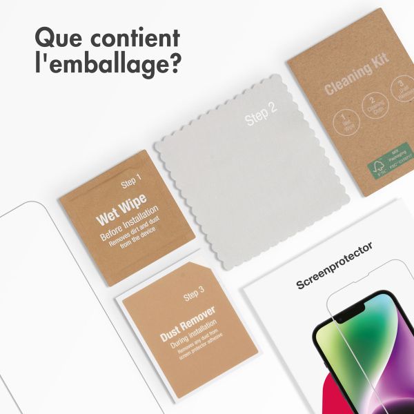 Accezz Protection d'écran en verre trempé iPhone SE (2022 / 2020)