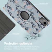 imoshion Coque tablette Design rotatif à 360° Lenovo Tab M11 - Flowers