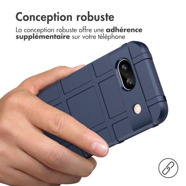 imoshion Coque Rugged Shield Google Pixel 8a - Bleu foncé