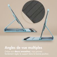 imoshion Coque tablette rotatif à 360° Samsung Galaxy Tab A7 - Bleu clair