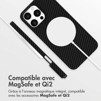 Accezz Coque Kevlar MagSafe Apple iPhone 16 Pro Max - Noir