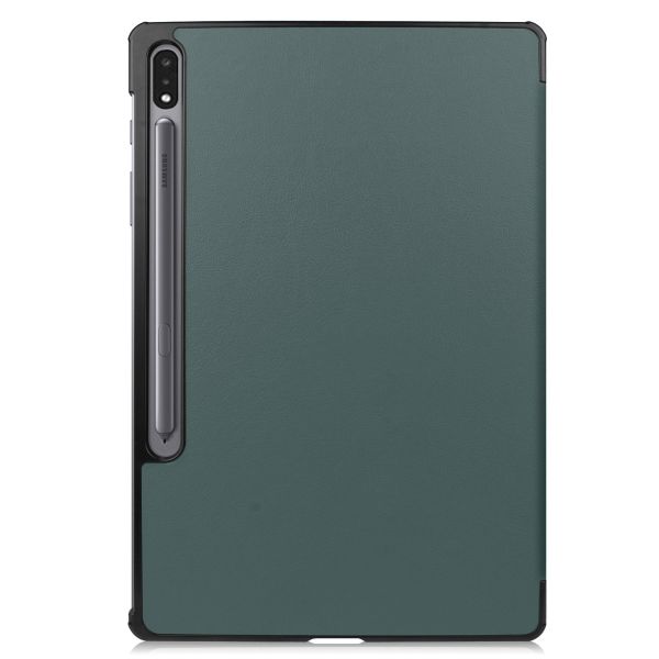 imoshion Coque tablette Trifold Samsung Galaxy Tab S8 Plus / S7 Plus / S7 FE 5G - Vert foncé
