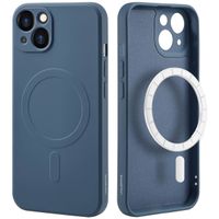 imoshion Coque Couleur avec MagSafe iPhone 13 - Bleu foncé