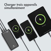 imoshion Batterie externe - 27.000 mAh - Quick Charge et Power Delivery - 30W - Noir
