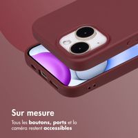 imoshion Coque Couleur Apple iPhone 15 - Wine Red