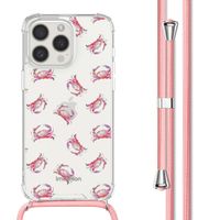 imoshion Coque Design avec cordon iPhone 15 Pro Max - Crab Watercolor