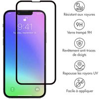 Selencia Protection d'écran premium en verre trempé Apple iPhone 13 Mini - Noir