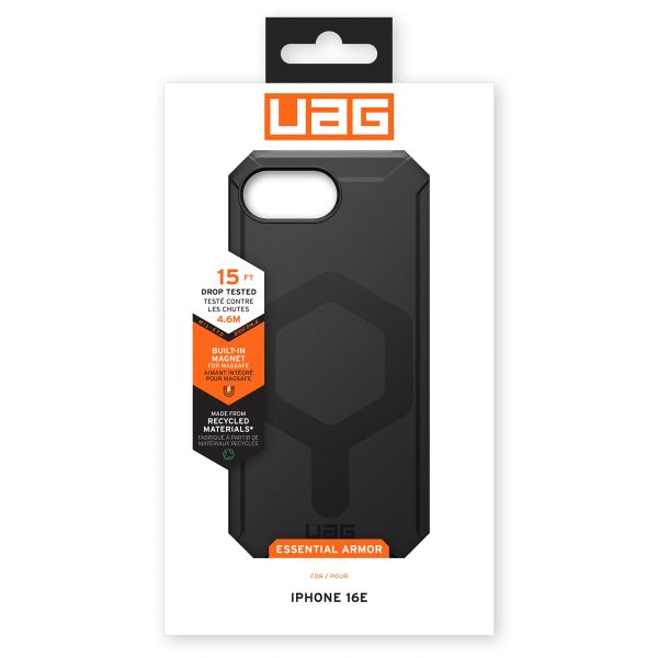 UAG Essential Armor MagSafe iPhone 16e - Noir