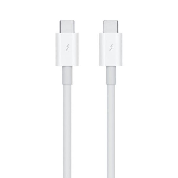 Apple ﻿Thunderbolt 3 Cable - Câble de charge pour Apple MacBooks - 0,8 mètres - Blanc