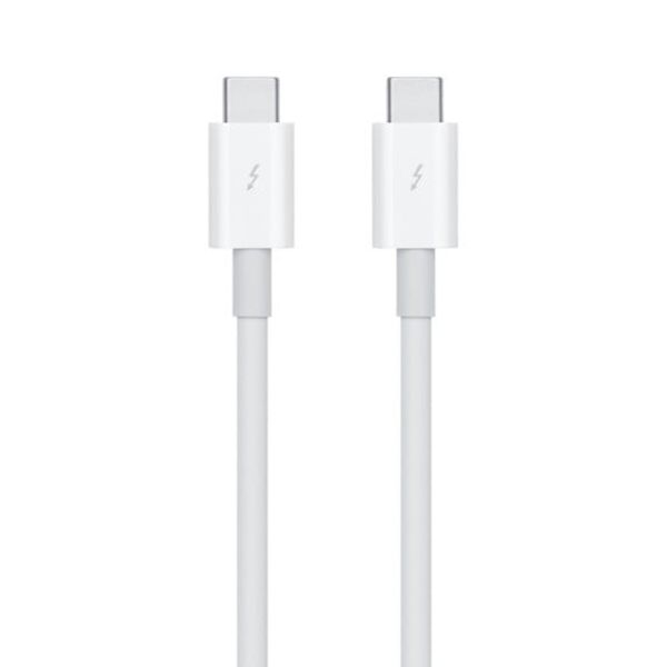 Apple ﻿Thunderbolt 3 Cable - Câble de charge pour MacBooks - 0,8 mètres - Blanc