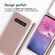 imoshion ﻿Coque en silicone avec cordon Samsung Galaxy S10 - Sand Pink