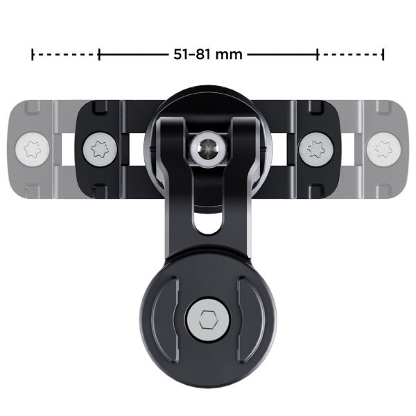 SP Connect Brake Mount L – Support téléphone pour moto et scooter – Réservoirs de liquide de frein – Noir