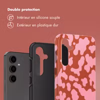 Selencia Coque arrière Vivid Samsung Galaxy S24 FE - Moo’d Blush Pink