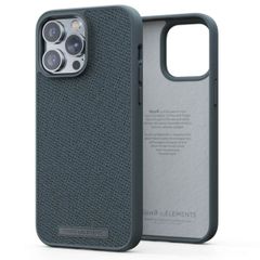 Njorð Collections Coque en tissu iPhone 14 Pro Max - Dark Grey