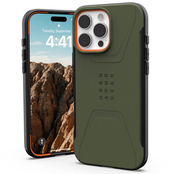 UAG Coque Civilian MagSafe iPhone 16 Pro Max - Olive Drab