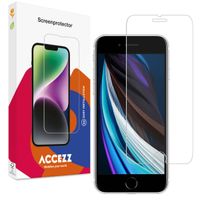 Accezz Protection d'écran en verre trempé Apple iPhone SE (2022/2020)