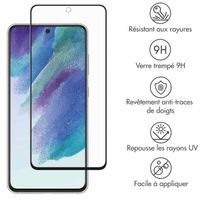 Accezz Protection d'écran en verre trempé Full Cover Samsung Galaxy S21 FE