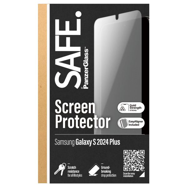 SAFE by PanzerGlass Protection d'écran Refresh Ultra-Wide Fit avec applicateur Samsung Galaxy S24 Plus