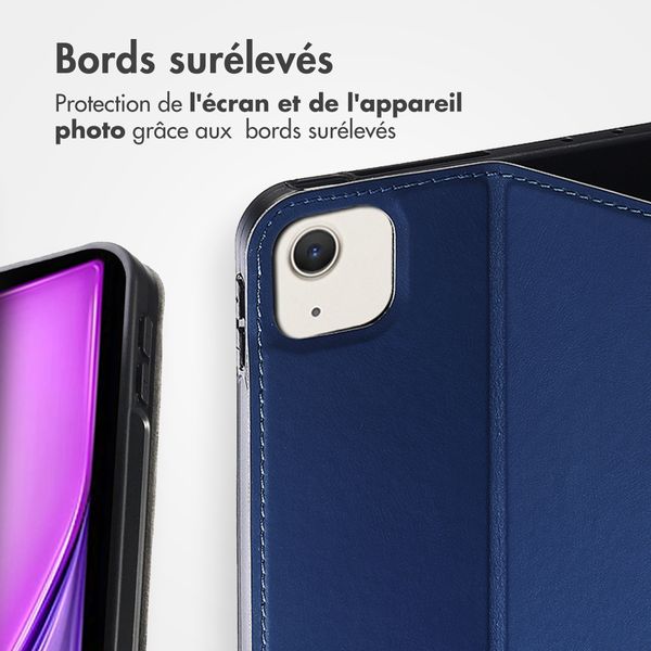 Accezz Coque tablette Classic Apple iPad Air 13 pouces (2025) M3 / (2024) M2 - Bleu foncé