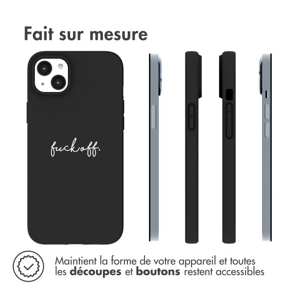 imoshion Coque Design iPhone 14 Plus - Fuck Off