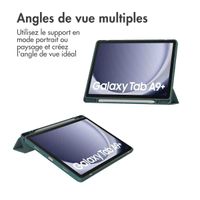 imoshion Coque tablette rigide Trifold Samsung Galaxy Tab A9 Plus - Vert