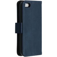 imoshion Étui de télephone portefeuille de luxe Apple iPhone SE (2016) / 5 / 5s - Bleu foncé
