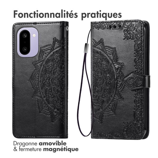 imoshion Etui de télephone Mandala OnePlus 15R - Noir