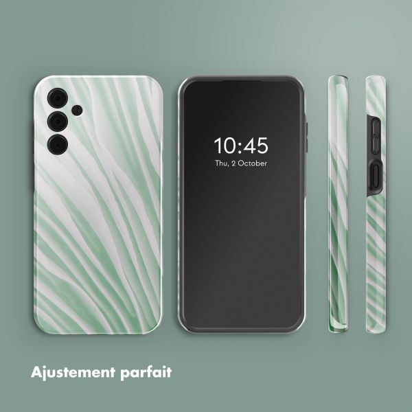 Selencia Coque arrière Vivid Tough Samsung Galaxy A15 (5G/4G) - Nature Grayed Jade