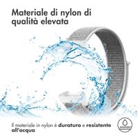 imoshion Bracelet en nylon Fitbit Charge 3 / 4 - Gris clair
