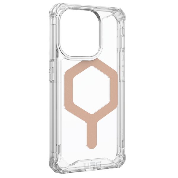 UAG Coque Plyo MagSafe iPhone 15 Pro - Ice / Rose Dorée