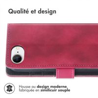 imoshion Etui de télephone portefeuille avec cordon Apple iPhone 17e / 16e - Rouge