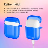 imoshion Coque Néon Apple AirPods 1 / 2 - Bleu Cobalt