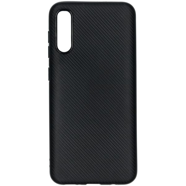Coque silicone Carbon Samsung Galaxy A50 / A30s - Noir