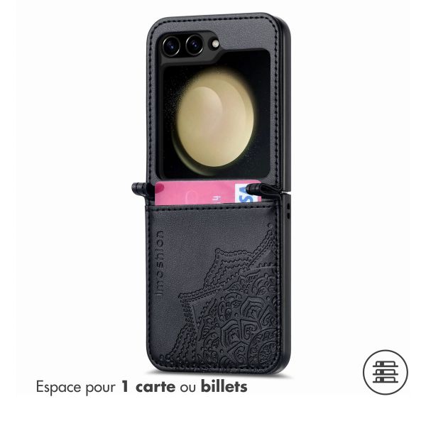 imoshion Mandala Bookcase Samsung Galaxy Z Flip 7 FE - Noir