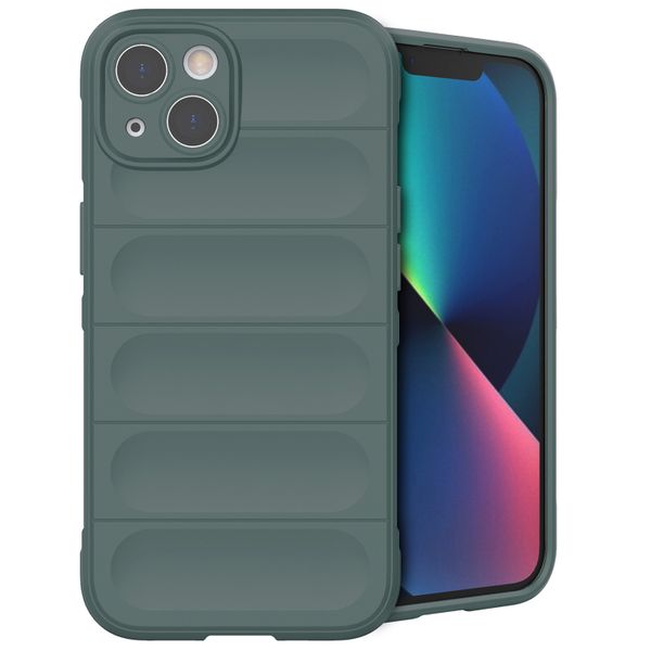 imoshion Coque arrière EasyGrip iPhone 13 - Vert foncé