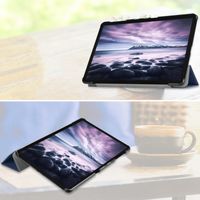 imoshion Coque tablette Trifold Samsung Galaxy Tab A 10.5 (2018) - Bleu foncé