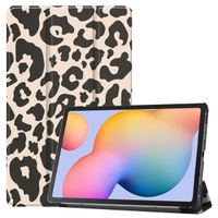 imoshion Coque tablette Design Samsung Galaxy Tab S6 Lite (2020/2022/2024) - Leopard