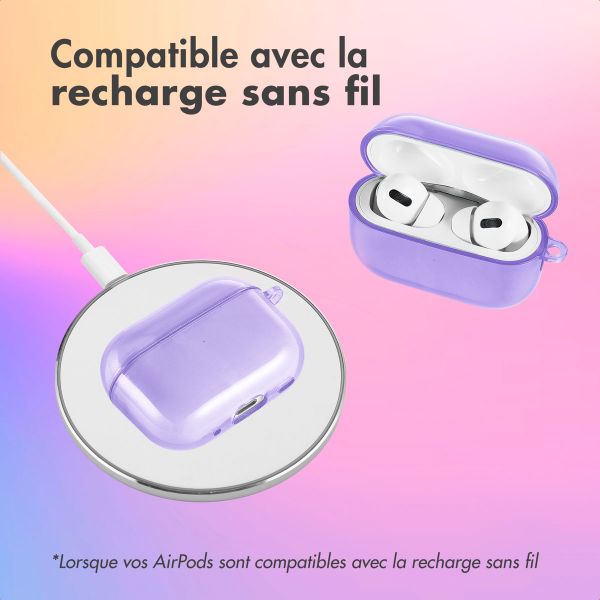 imoshion Coque Néon Apple AirPods Pro 2  - Pourpre