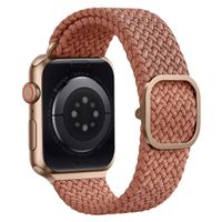 Uniq Bracelet tressé Aspen Apple Watch Series 1 t/m 9 / SE (38/40/41 mm) | Series 10 / 11 (42 mm) - Grapefruit Pink